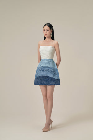 DENIM MINI DRESS