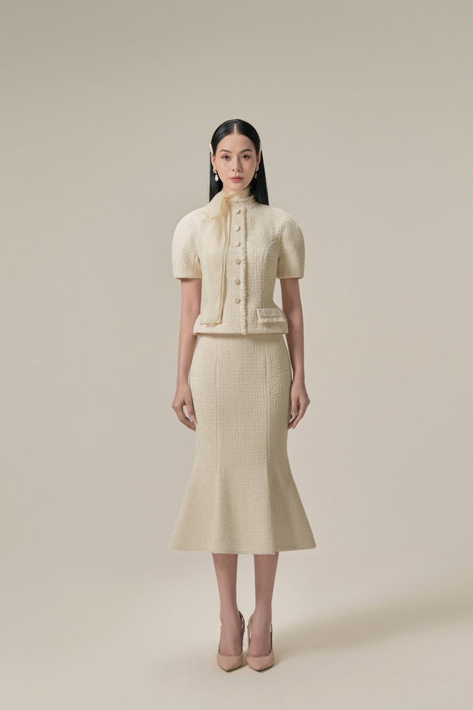 IVORY TWEED JACKET