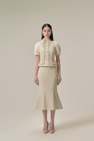 IVORY TWEED JACKET