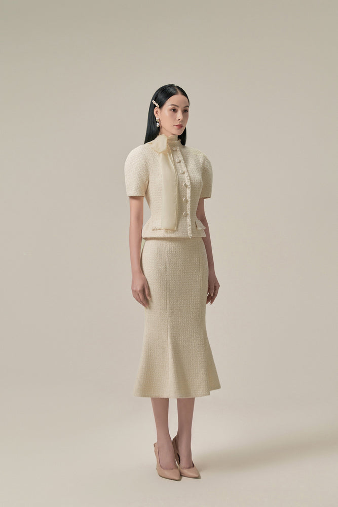 IVORY TWEED JACKET