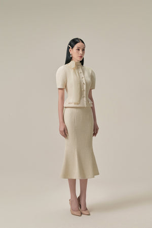 IVORY TWEED JACKET