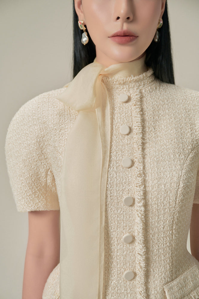 IVORY TWEED JACKET