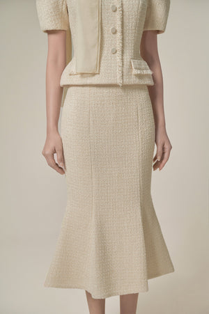 IVORY MERMAID SKIRT