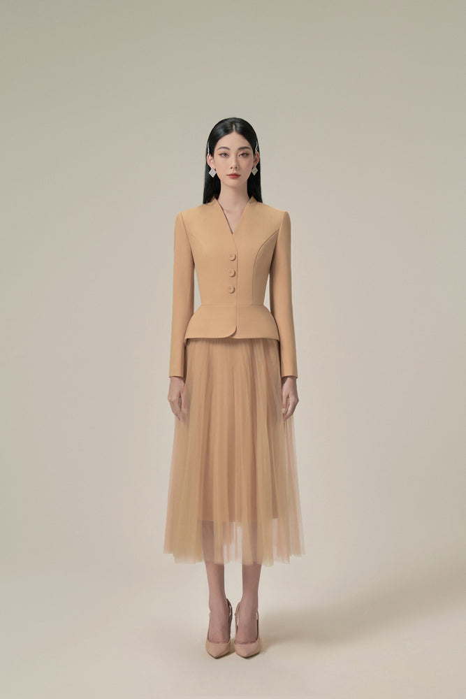 BLOOM BLAZER - BEIGE