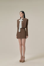 CHOCOLATE POWER MINI DRESS