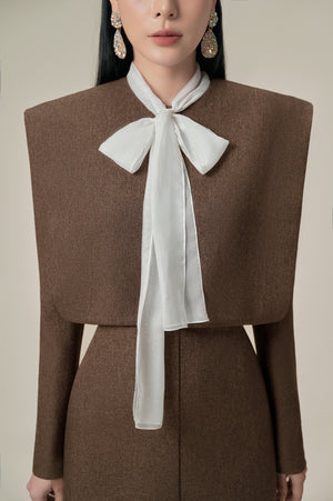 CHOCOLATE POWER MINI DRESS