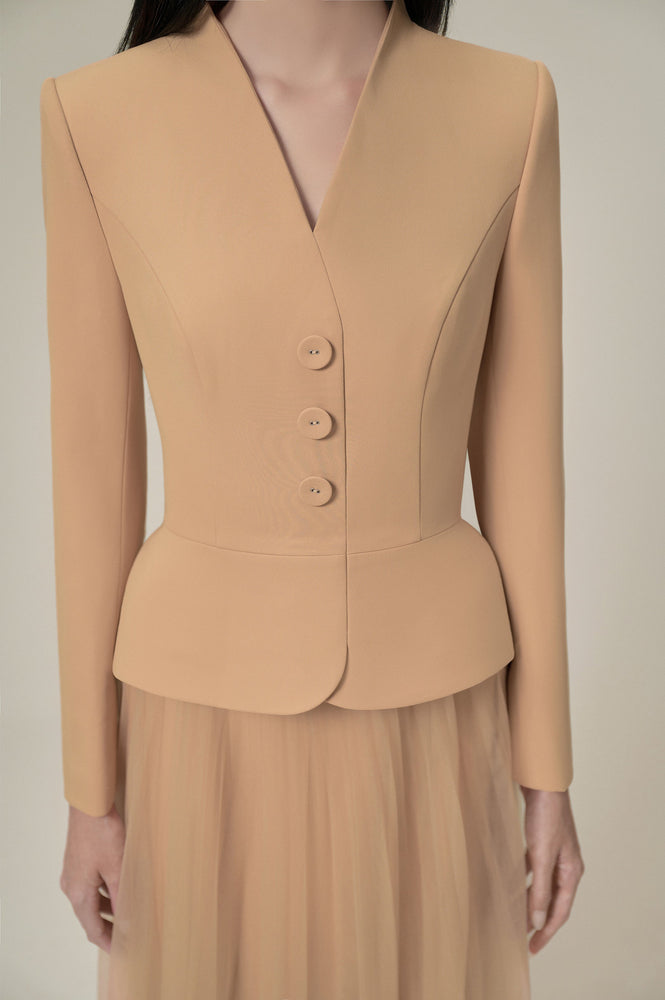 BLOOM BLAZER - BEIGE