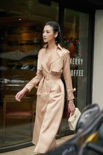 Silk Trench Coat