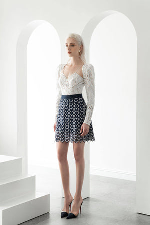 EMBROIDERED COTTON TOP
