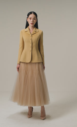 
            
                Load and play video in Gallery viewer, PERFECT CAMEL DOUBLE-FACED WOOL &amp;amp; CASHMERE BLAZER
            
        