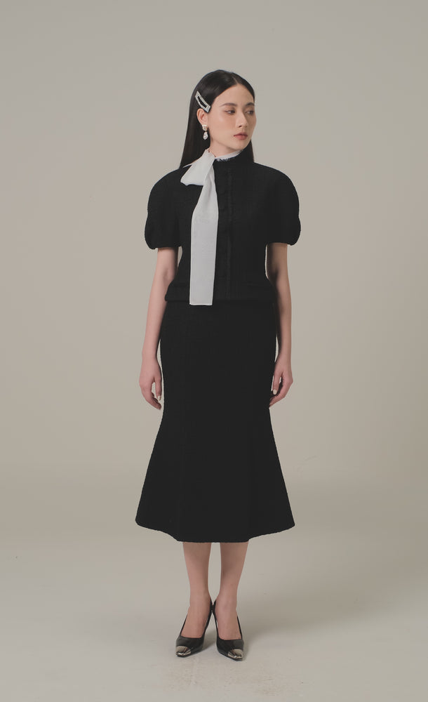 
            
                Load and play video in Gallery viewer, BLACK TWEED JACKET
            
        