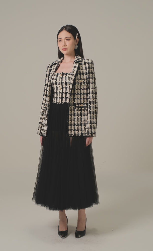 
            
                Load and play video in Gallery viewer, CLASSIC GINGHAM BLAZER
            
        