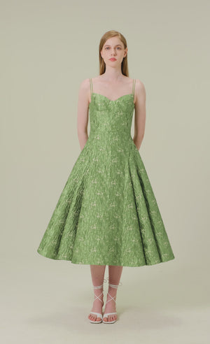
            
                Load and play video in Gallery viewer, Bamboo Brocade Midi Dress
            
        