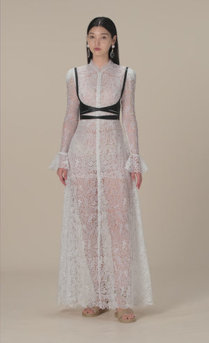 
            
                Load and play video in Gallery viewer, CAT LACE LONG DRESS
            
        