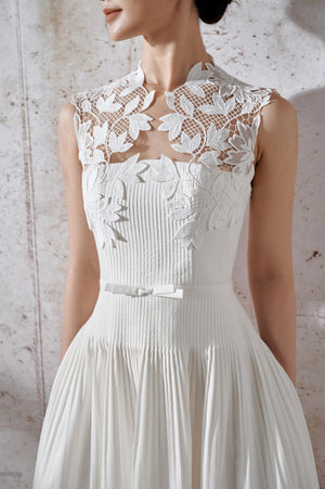 Garden Lace Midi Dress