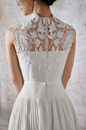 Garden Lace Midi Dress