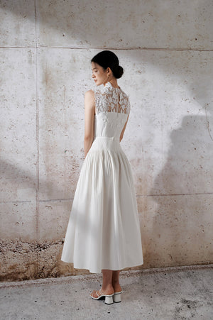 Garden Lace Midi Dress