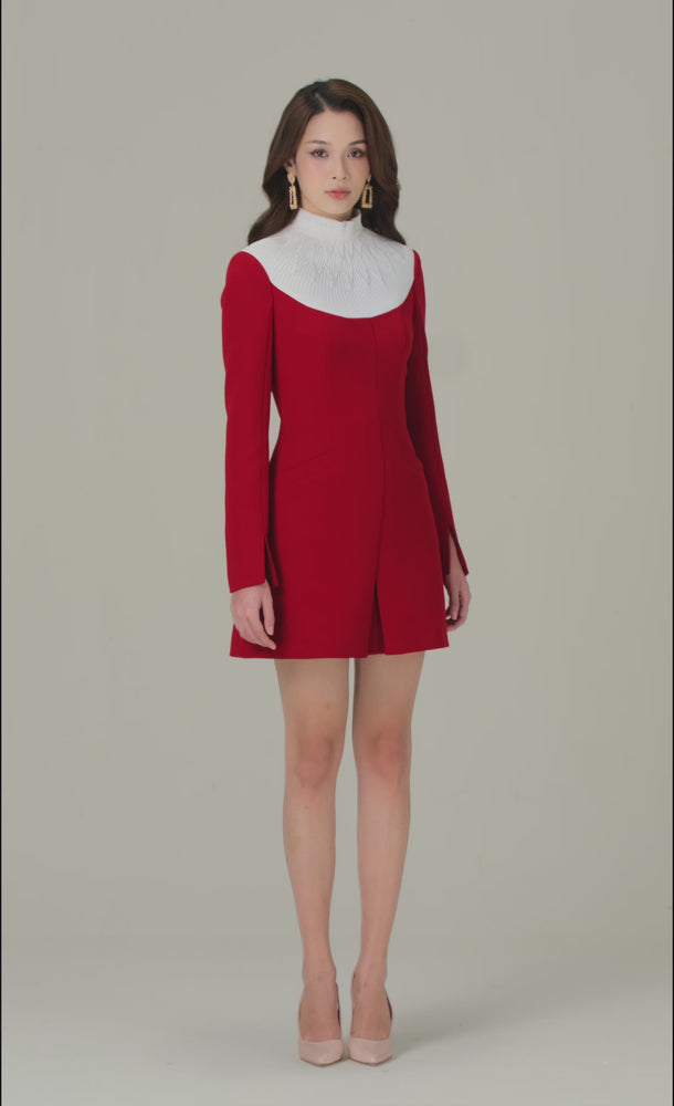 
            
                Load and play video in Gallery viewer, RED SMOCKED MINI DRESS
            
        