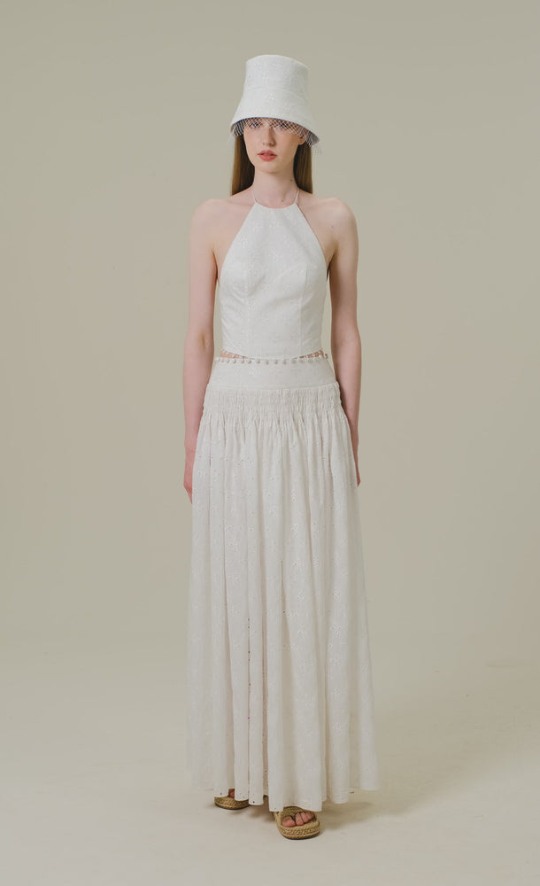 
            
                Load and play video in Gallery viewer, White Maxi Dress
            
        
