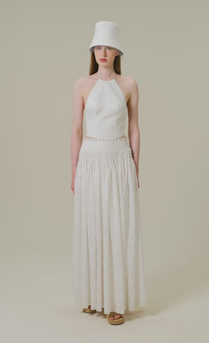 
            
                Load and play video in Gallery viewer, White Maxi Dress
            
        