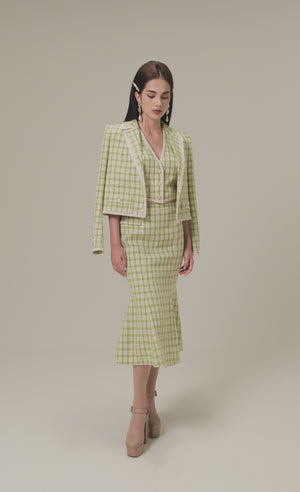 
            
                Load and play video in Gallery viewer, OLIVE GINGHAM JACKET
            
        