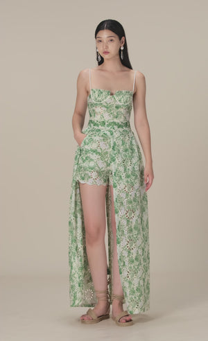 
            
                Load and play video in Gallery viewer, GREEN EMBROIDERED COTTON MAXI SET
            
        