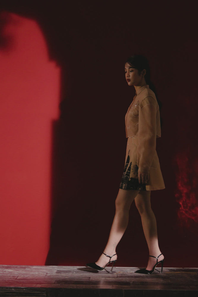 
            
                Load and play video in Gallery viewer, Beige Embroidered Skirt
            
        
