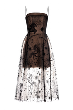BEADED EMBROIDERED DRESS