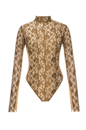 
            
                Load image into Gallery viewer, GOLD LACE BODYSUIT
            
        