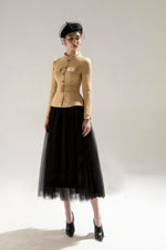 GOLD TWEED JACKET